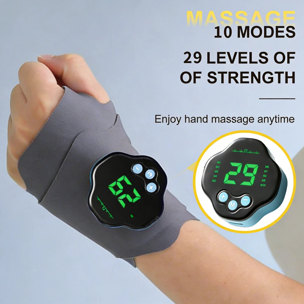 29단계 전기 손 마사지기 EMS 미세전류 무선 손목밴 - Wrist Wrap Support 리뷰 및 가격