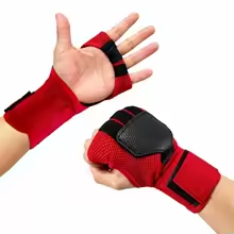 새로운 폴리에스터 복싱 글러브, 조절 가능한 스트랩,  - Wrist Wrap Support 리뷰 및 가격