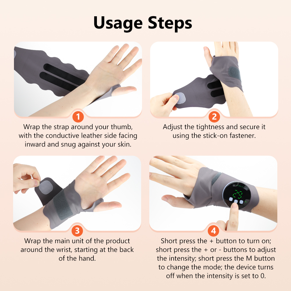 EMS 손목 보호대 무선 전기 손 마사지기 손목 지지대 - Wrist Wrap Support 리뷰 및 가격